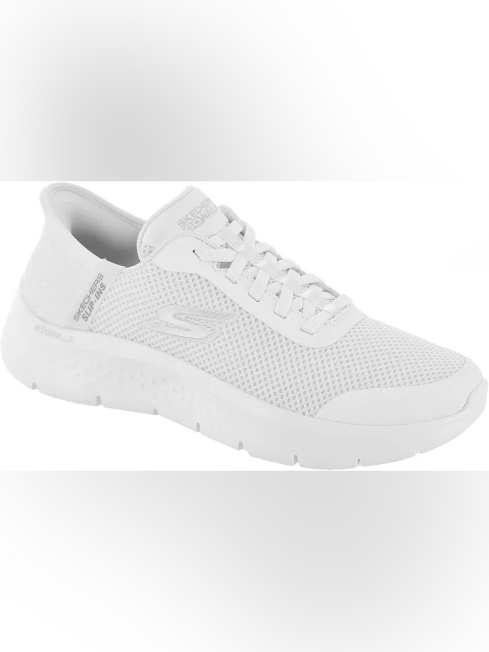 NWT Skechers Hands Free Slip-ins GO WALK FLEX Grand Entry White Sz 6.5